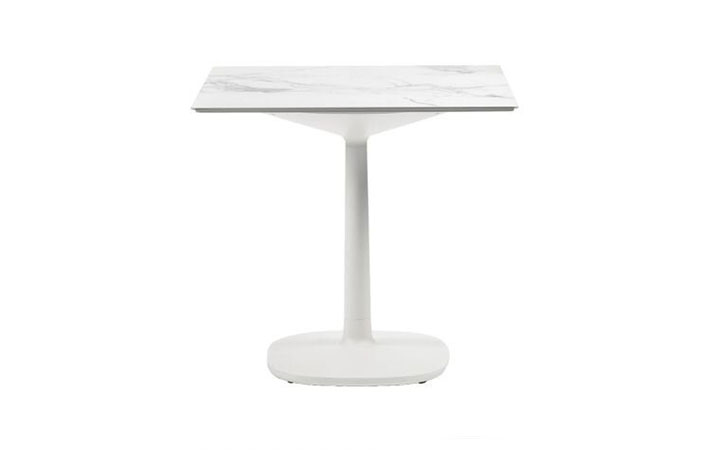 Multiplo Small Outdoor Table - Square Top by Kartell Furniture Tables